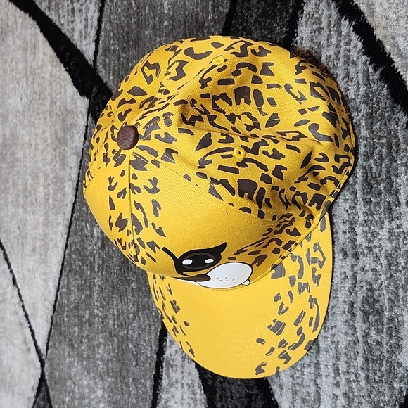 PUGS CHEETAH FACE ADJUSTABLE SNAP-BACK UNISEX CAP HAT - Picture 4 of 13